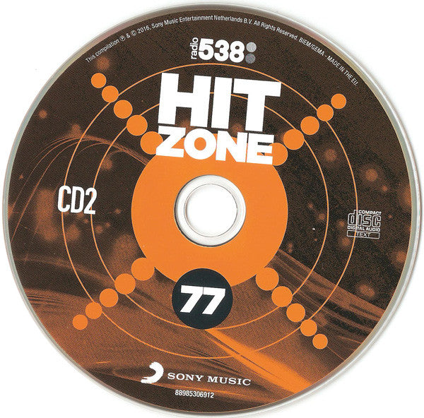 Various : Radio 538 - Hitzone 77 (2xCD, Comp, Tex)