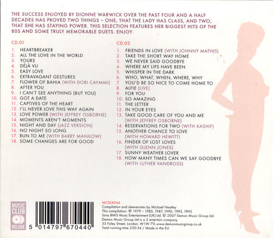 Dionne Warwick : All The Love In The World. The Collection (2xCD, Comp, Sli)