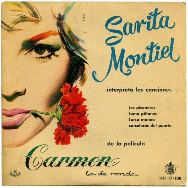 Sara Montiel : Interpreta Las Canciones De La Película "Carmen La De Ronda" (7", EP)