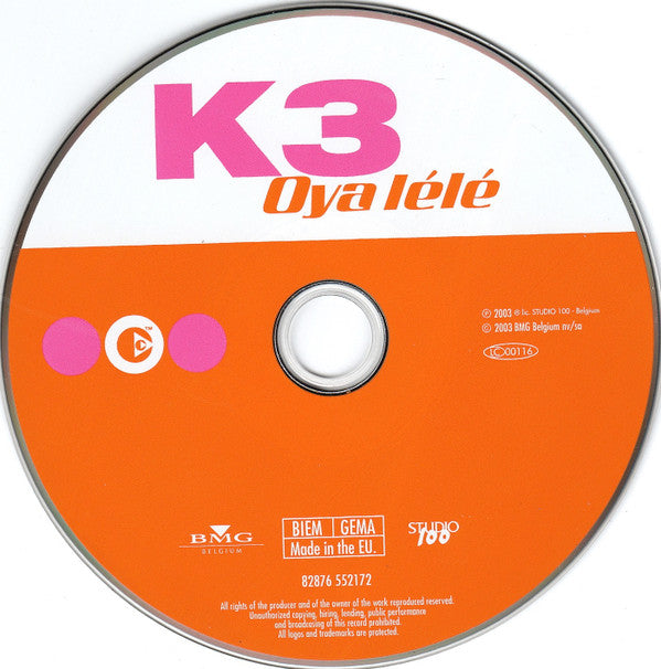 K3 : Oya Lélé (CD, Album, Copy Prot.)