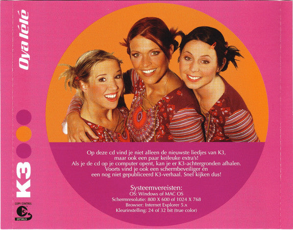 K3 : Oya Lélé (CD, Album, Copy Prot.)