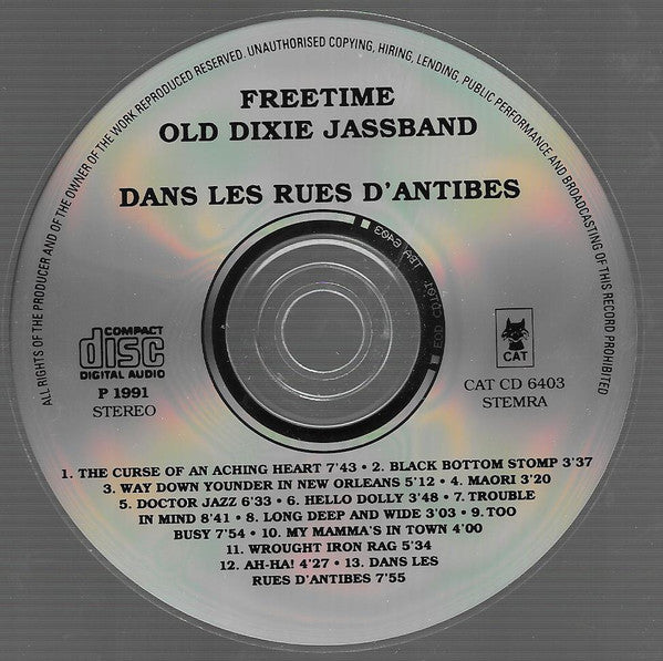 Freetime Old Dixie Jassband : Dans Les Rues D'Antibes (CD, Album)