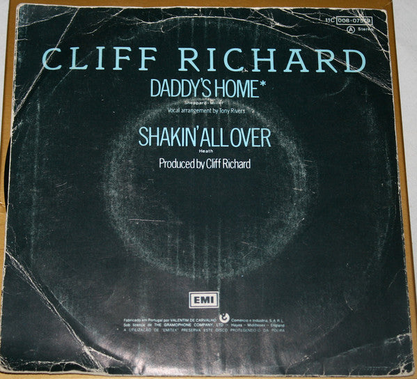 Cliff Richard : Daddy's Home (7", Single)