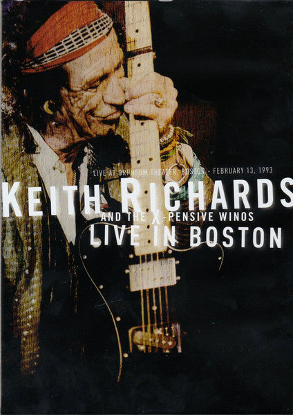 Keith Richards And The X-Pensive Winos : Live In Boston (DVD, Unofficial)
