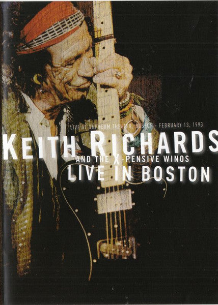 Keith Richards And The X-Pensive Winos : Live In Boston (DVD, Unofficial)