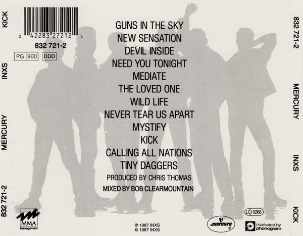 INXS : Kick (CD, Album)