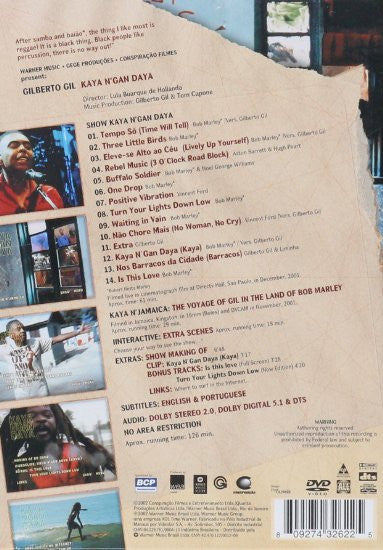 Gilberto Gil :  Kaya N'Gan Daya (DVD-V, Reg)