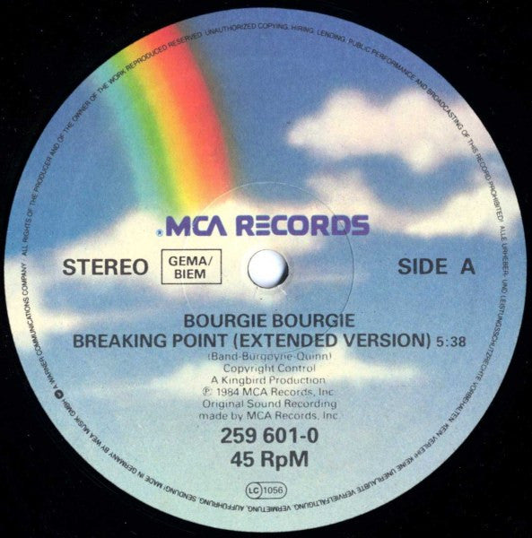Bourgie Bourgie : Breaking Point / Apres Ski (12", Maxi)
