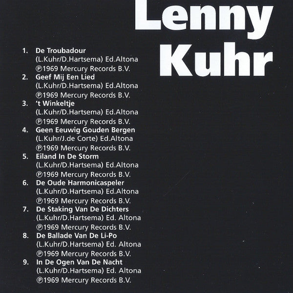Lenny Kuhr : De Troubadour (CD, Comp)