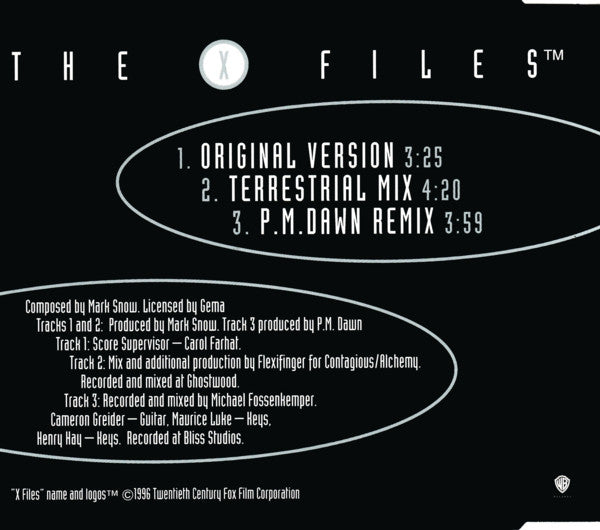 Mark Snow : The X Files™ (CD, Maxi)