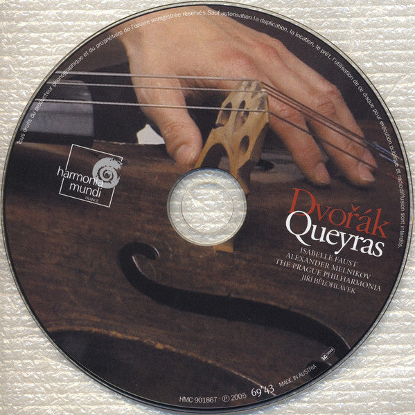 Antonín Dvořák - Jean-Guihen Queyras, Isabelle Faust, Alexander Melnikov, Prague Philharmonia, Jiří Bělohlávek : Cello Concerto ∙ Dumky Trio (CD, Album)