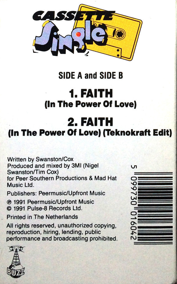 Rozalla : Faith (In The Power Of Love) (Cass, Single)