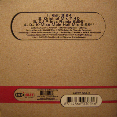 DJ Prince & Justin K. : Go (CD, Maxi)