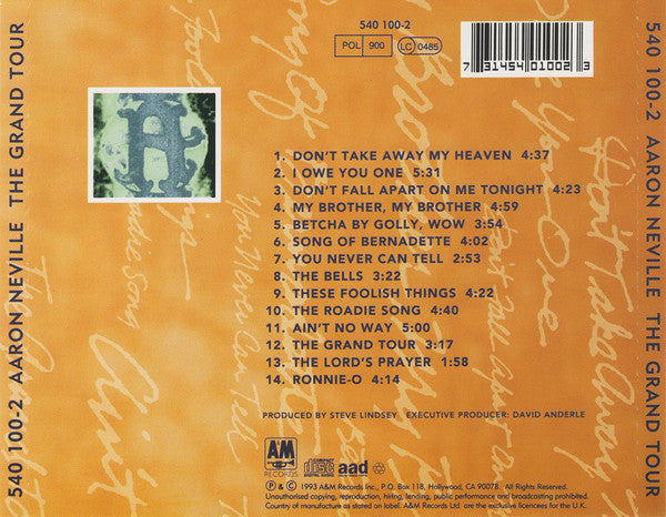 Aaron Neville : The Grand Tour (CD, Album)