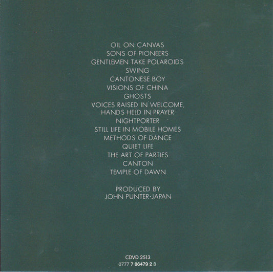 Japan : Oil On Canvas (CD, Album, RE, RP, Tak)