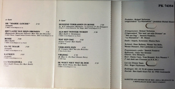 Bart Kaëll : Bart Kaëll (Cass, Album)