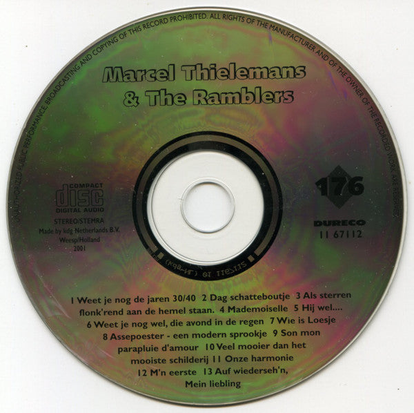 Marcel Thielemans & The Ramblers : Marcel Thielemans & The Ramblers (CD, Comp)