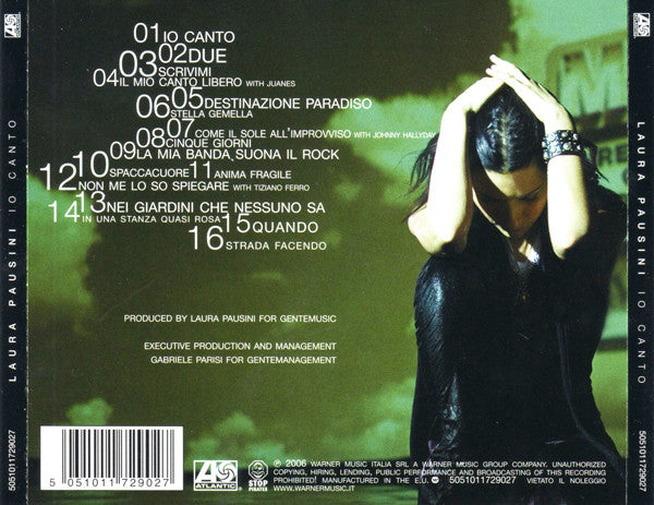Laura Pausini : Io Canto (CD, Album)