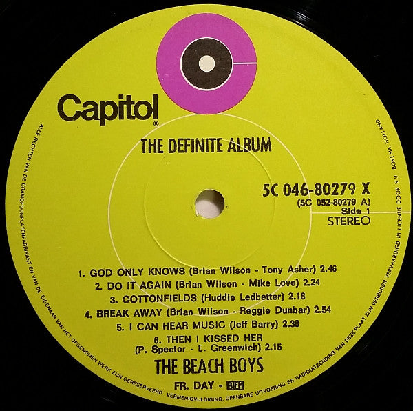 The Beach Boys : The Definite Album (LP, Comp, Gat)