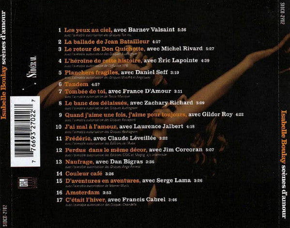 Isabelle Boulay : Scènes D'amour (CD, Album)