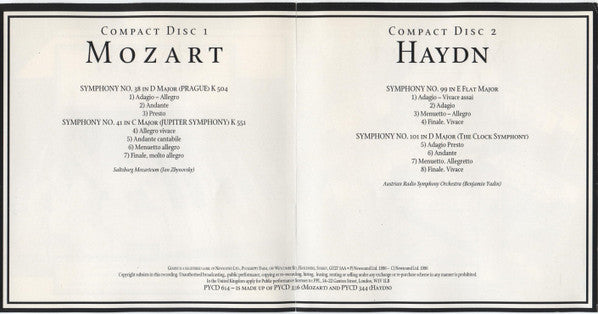 Various : Mozart & Haydn (2xCD, Comp)