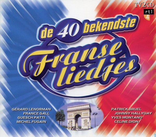 Various : De 40 Bekendste Franse Liedjes (2xCD, Comp)