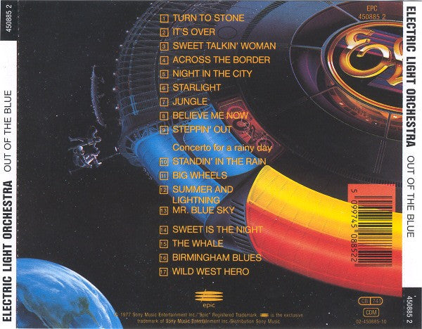 Electric Light Orchestra : Out Of The Blue (CD, Album, RE)