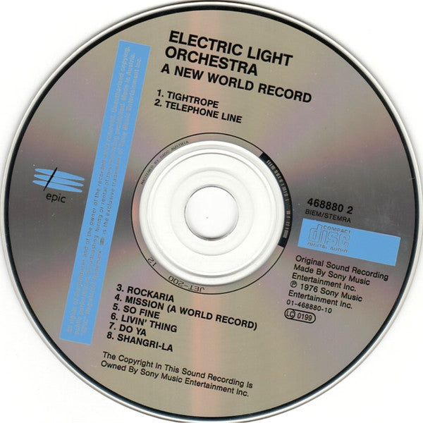 Electric Light Orchestra : A New World Record (CD, Album, RE)