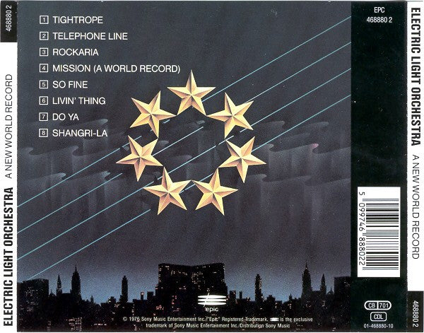 Electric Light Orchestra : A New World Record (CD, Album, RE)