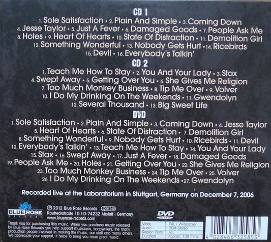 The Resentments : Welcome To Our Living Room - Live At The Lab In Stuttgart (2xCD, Album + DVD-V, PAL)