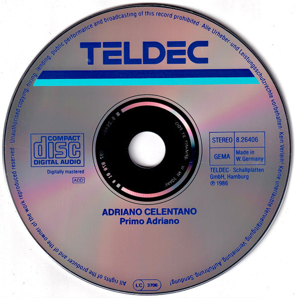Adriano Celentano : Adriano (CD, Comp)