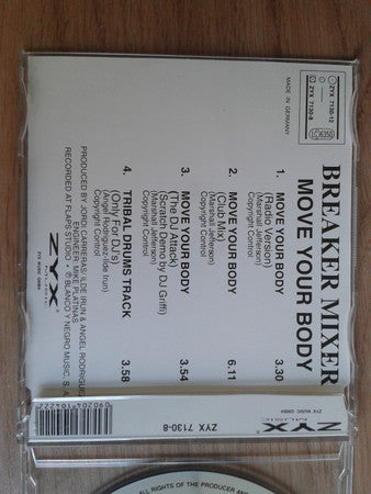 Breaker Mixer : Move Your Body (CD, Maxi)