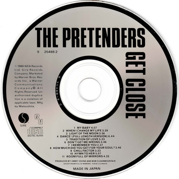 The Pretenders : Get Close (CD, Album)