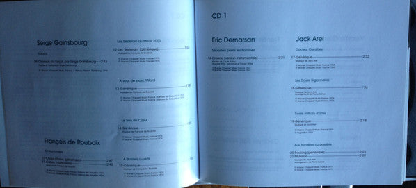 Various : Warner Chappell Music France Présente Television (2xCD, Comp, Promo)