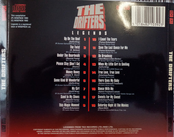 The Drifters : Legends: The Drifters (CD, Comp)