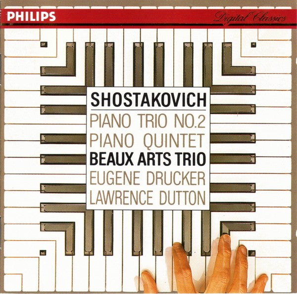 Dmitri Shostakovich, Beaux Arts Trio, Eugene Drucker, Lawrence Dutton : Piano Trio No. 2 · Piano Quintet (CD)