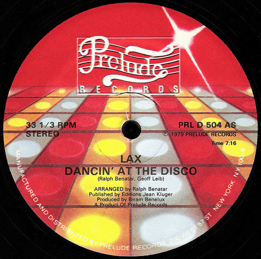 L.A.X. : Dancin' At The Disco (12")