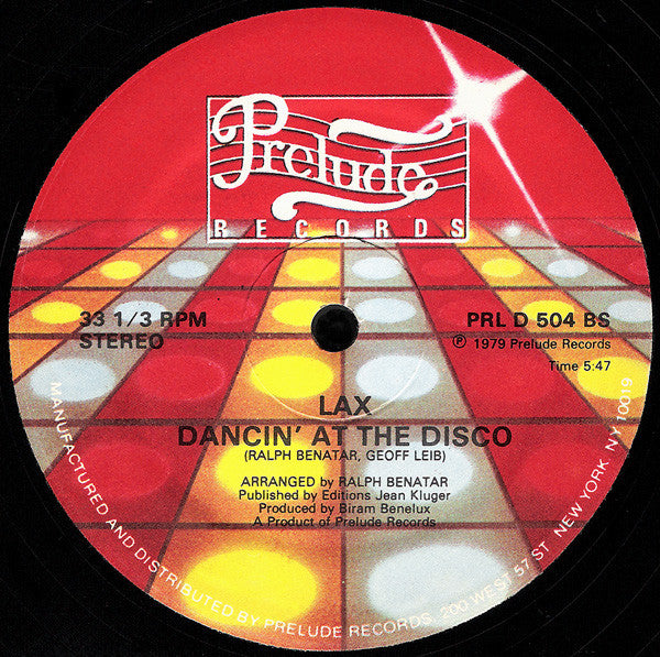L.A.X. : Dancin' At The Disco (12")