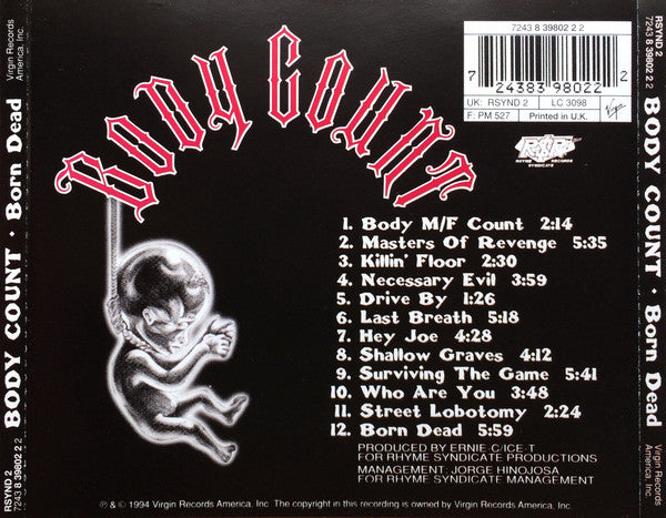 Body Count (2) : Born Dead (CD, Album)
