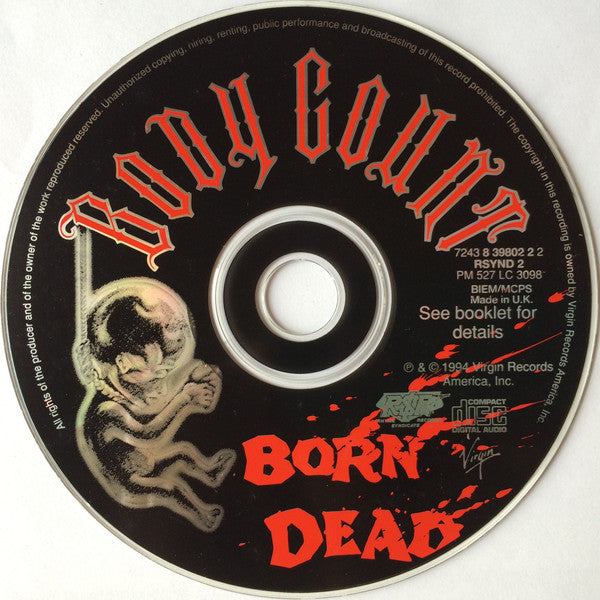Body Count (2) : Born Dead (CD, Album)