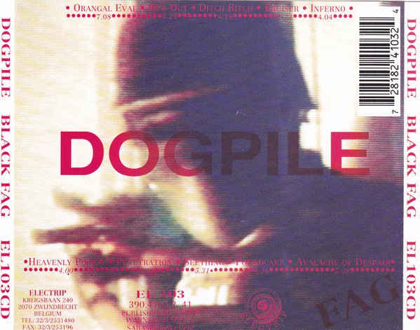 Dogpile : Black Fag (CD, Album)
