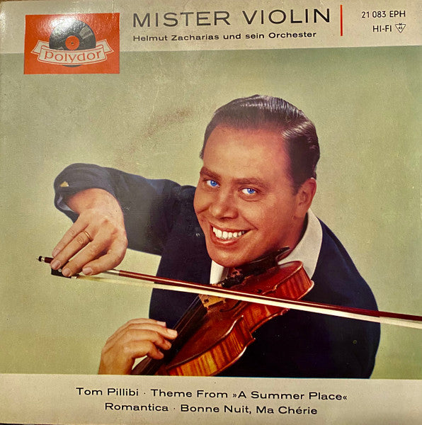 Helmut Zacharias And His Orchestra : Mister Violin (7", EP, Mono)