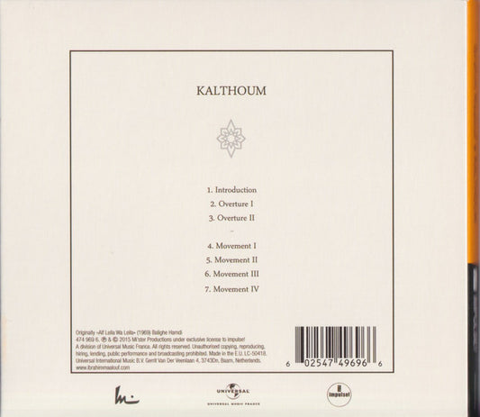 Ibrahim Maalouf : Kalthoum (CD, Album, Gat)