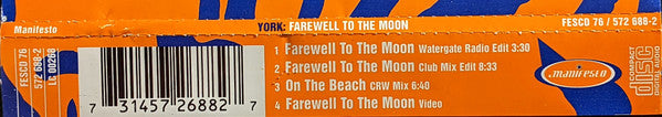 York : Farewell To The Moon (CD, Single, Enh)