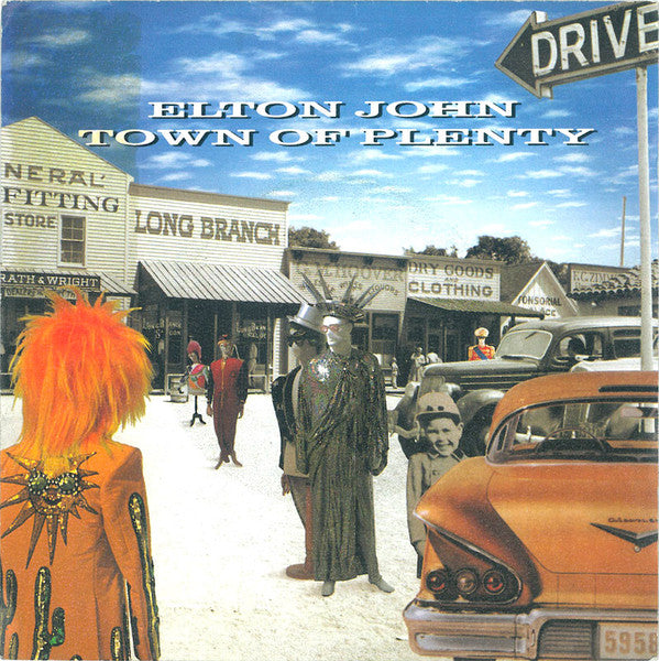 Elton John : Town Of Plenty (7", Single)