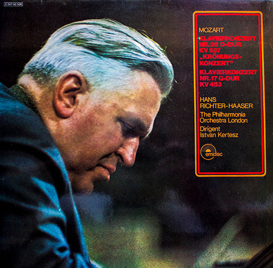 Wolfgang Amadeus Mozart, Hans Richter-Haaser, Philharmonia Orchestra, István Kertész : Konzert Für Klavier Und Orchester Nr. 26 D-dur KV 537 / "Krönungskonzert". Konzert für Klavier und Orchester Nr. 17 G-dur KV 453  (LP, Album)