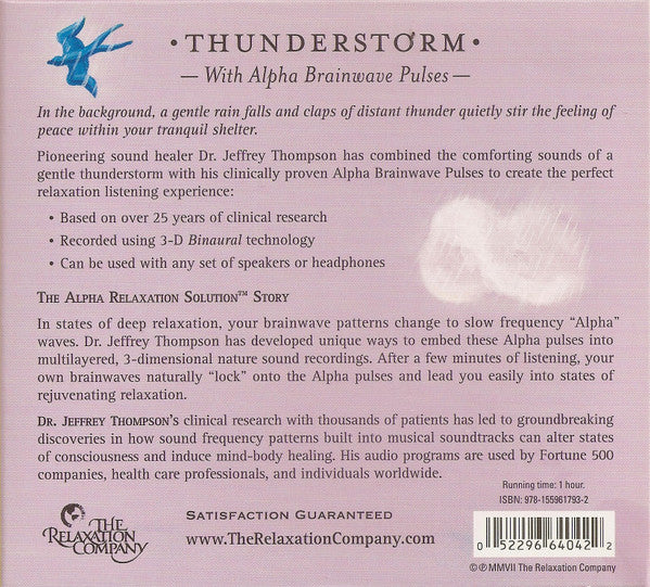 Dr. Jeffrey Thompson : Thunderstorm (CD)
