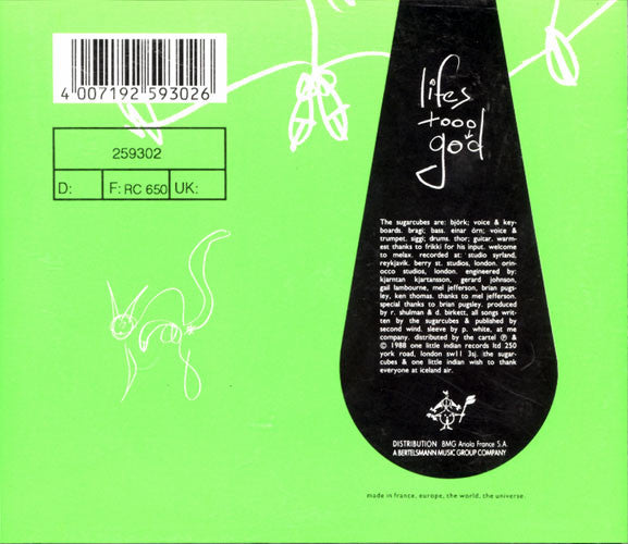 The Sugarcubes : Life's Too Good (CD, Album)