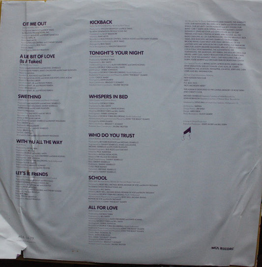 New Edition : All For Love (LP, Album, Rai)