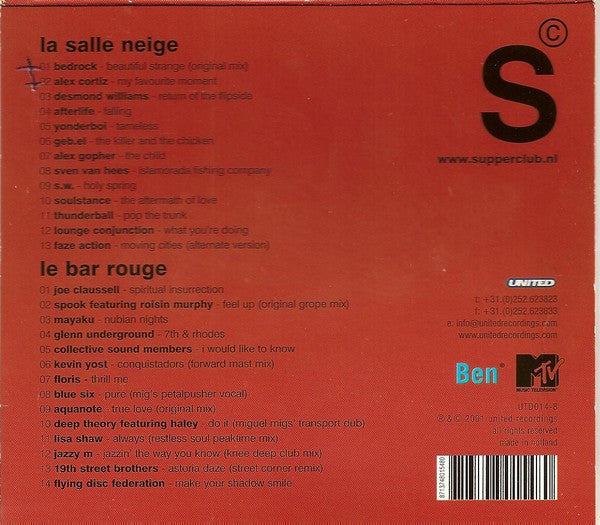 Various : Supperclub Presents: Lounge 2 (2xCD, Comp, Mixed, Dig)